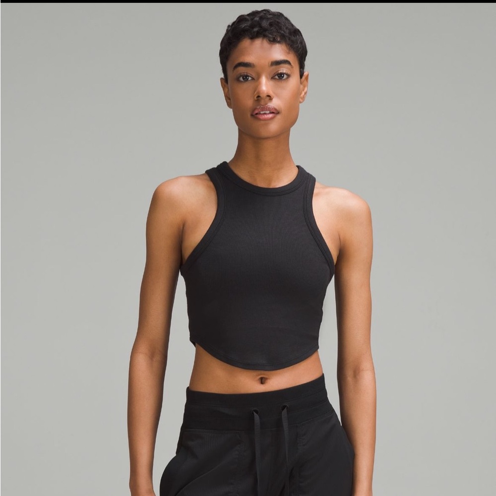 Lululemon Hold Tight Copped Tank Top - Black